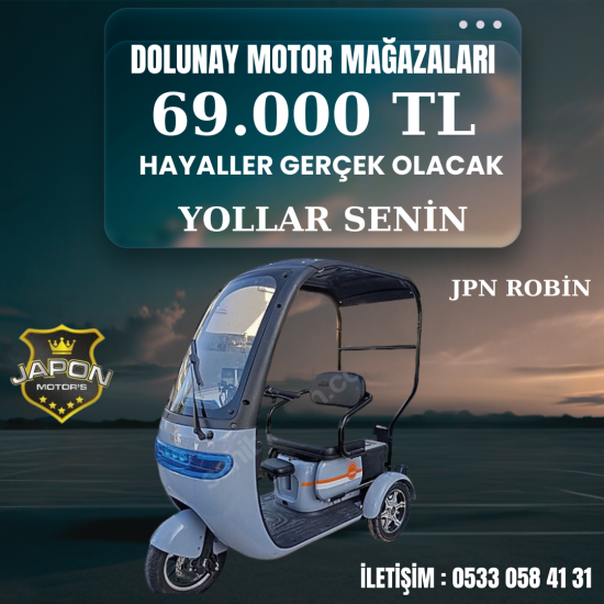 JAPON MOTOR JPN ROBİN ŞEHİR İÇİ ÜCRETSİZ TESLİM